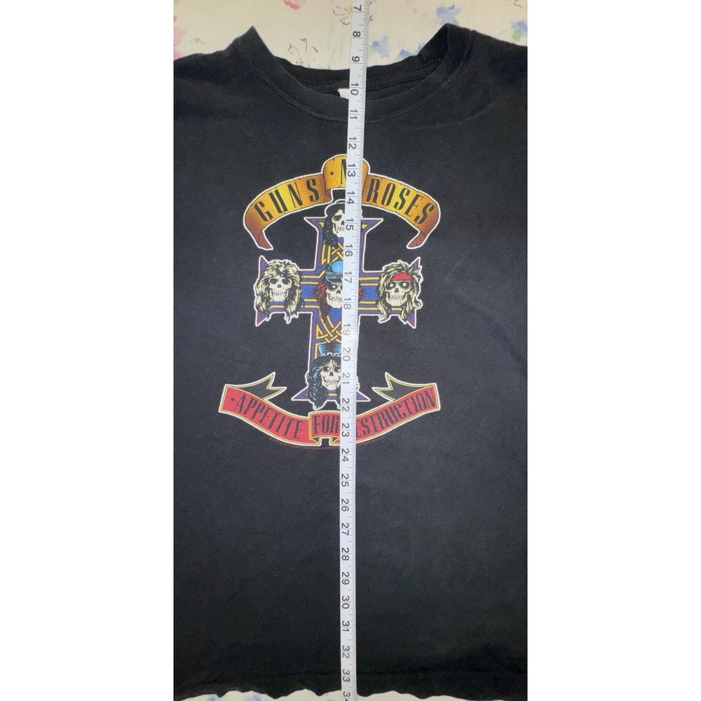Guns N Roses Appetite for Destruction T Shirt Black Rock Band Tee Adult - Picture 4 of 4